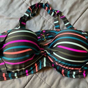 Terra & Sky Silver Nylon Spandex Blend